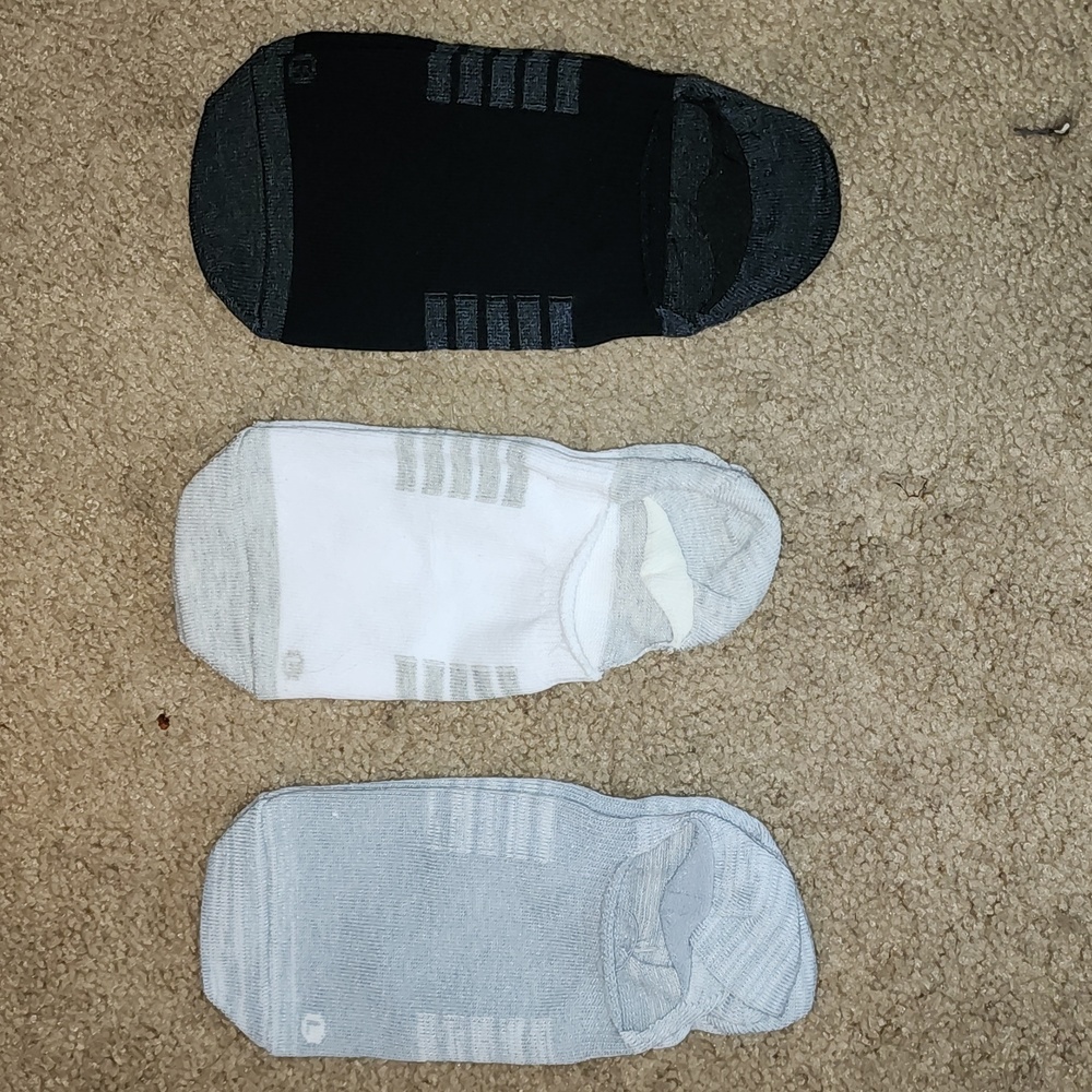 3 Pair of Strideline No Show Socks